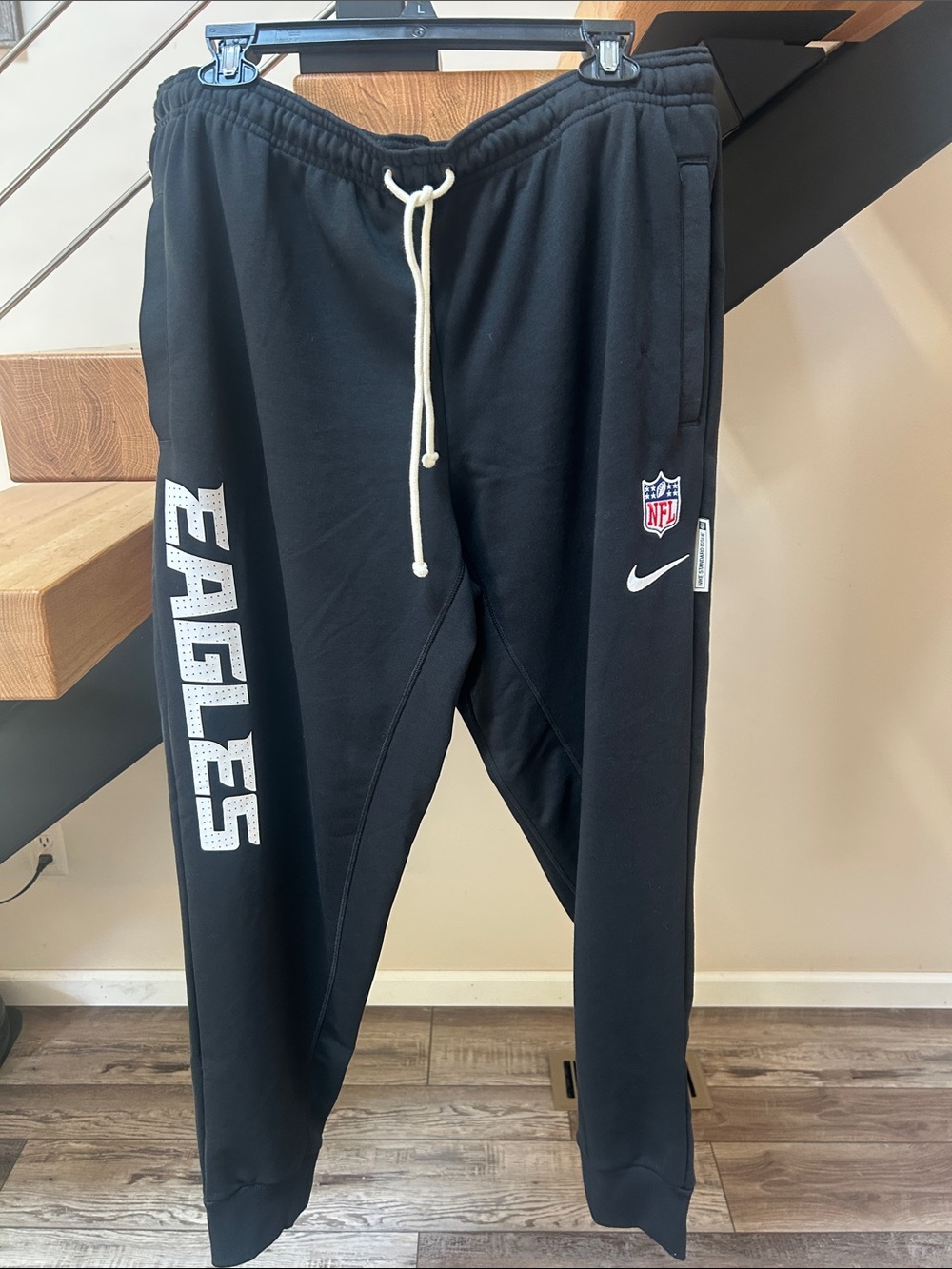 Nike Black Eagles Fleece Joggers with White Logos